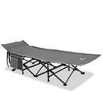 ALPHA CAMP Oversized Camping Cot Supports 600 lbs Sleeping Bed Folding Steel Frame Portable with Carry Bag