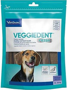 C.E.T. VeggieDent Chews, Regular,30 Chews (Pack of 2, 60 total)