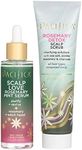 Pacifica Serum and Scalp Scrub Set – Rosemary Mint Scalp Love with Witch Hazel for Detox and Dry Itchy Scalp Relief, Vegan & Cruelty-Free, 2 oz & 4 oz (Set of 2)