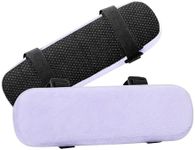 MOSISO Chair Armrest Pads (2 Pack), Memory Foam Home/Office Chair Arm Rest Covers Comfy Computer Gaming Chair Cushion Removable Washable Elbow Support Forearm Pressure Relief, Purple