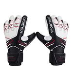 SPORTOUT Goalkeeper Gloves Kids, Football Gloves,Goalie Gloves Youth Adult with Finger Protection & 4mm Latex to Give Protection to Prevent Injuries