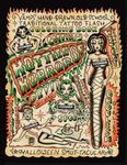 Vamp's Old-School, Hand-Drawn, Traditional Tattoo Flash Hotties Of Horror Halloween Pin-ups Monsters Girls Adult Coloring Book