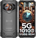 DOOGEE S200 X Rugged Phone 5G,32GB+512GB/TF 2TB,10100mAh/33W Rugged Smartphone with 1.32"Amoled Screen,100MP+20MP+20MP,6.72"FHD/120Hz,Android 14 Rugged Cell Phone,5G Dual SIM,Waterproof Phone,NFC/OTG