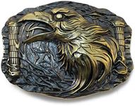 Belt buckle Odins Raven, Handmade v