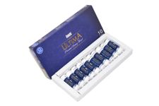 HUNNY- BUNCH® Madura Coats Ameto Ultima Premium Polyester Corespun Thread Box Having 10 Tubes, 3 Ply Thread for Machine, Hand Stitching & Tailoring, Also for Longer Life of Seams (White)