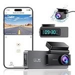 Dash Cam Front and Rear 2K+1080P, F