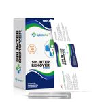 SplinterAid - Painless Splinter Removal Kit | Effortless Quick Splinter Out | Essential First Aid for Outdoors, Home, Travel | Ideal for Camping, Hiking, Woodworking, DIY Supplies | No Tweezers