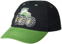 John Deere Boys' Baseball Cap, Black, Toddler