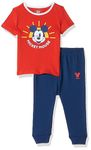 Amazon Brand - Jam & Honey Baby Boys Disney T-Shirt + Jogger Clothing Set || 100% Cotton 2 Piece Set || New Born Baby Clothes