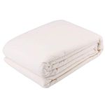 Lawei Soft Natural Cotton Batting Warm Sewing Batting Cotton Quilt Batting for Quilts, Craft and Wearable Arts (72inx90in/1.82x2.3m)