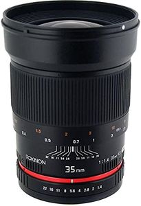 Rokinon 35mm f/1.4 Fixed Lens for Canon Cameras