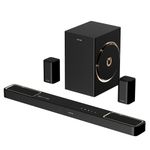 ULTIMEA 5.1.2ch Soundbar with Dolby Atmos, Surround Sound System with 2 Surround Speakers, Soundbar with 6.5" Subwoofer, Sound Bar for TV, Bluetooth® 5.4, HDMI eARC, Skywave F40 Boom