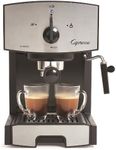 Capresso 117.05 Stainless Steel Pump Espresso and Cappuccino Machine EC50, Black/Stainless