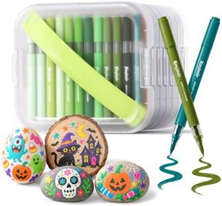Kasimir Acrylic Paint Markers Brush Tip with Storage Case, 84 Colors