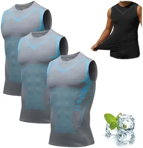 V-Boost V2 Shaping Tank Men, 2026 New 60s Quick Drying, Feel the Power of Confidence, Energy & Strength (Grey, S)