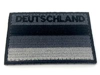 Deutschland German Subdued Black Cosplay Airsoft Embroidered Patch