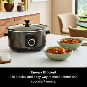Morphy Richards 3.5L Slow Cooker – Compact Electric Pot