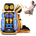 AVEDIA Electric Full Body Massage Machine Adjustable Height Full Body Massaging Chair for Car Seat & Home Mat Use - Back, Neck, Hip Vibration Massager for Pain Relief - Ideal Gift