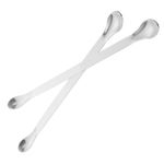 iplusmile Stainless Steel Lab, 2pcs Micro Dual-end Mixing Mixing Spatula Experiment for Gel Cap Filler