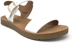 Womens JDPlenty Open Toe Strap Buck