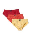 Jockey Boys Super Combed Cotton Briefs with Concealed Elastic Waistband (Pack of 3) 3035_Assorted_9-10 Yrs