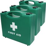 Qualicare 1-20 Person Medium Premium Quality Empty First Aid Kit Box - Triple Box Set