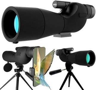 Spotting Scope with Tripod, Spotter Scope for Adults,Bird Watching Gifts for Men, Husband& Nature Lovers - Outdoor Nature Exploration & Stargazing, Birthday Gift for Father,Easter Gift for Teens