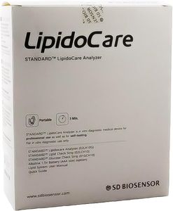 LipidoCare Cholesterol Meter Kit – Lipid Profile Strips & Lancing Device
