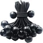 Black Ball Bungee Cords,20Pcs Bunge