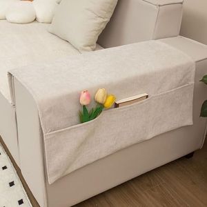 Organizador mandos sofa,Organizador de Sofá,Bolsa de almacenamiento cabecera con Remote Control Holder para el Teléfono,Magzine,Gafas,Libro,Bolígrafos,Cables,Almacenamiento para colgar en el sofá.