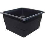 Heissner 79 x 79 x 45cm Preformed Square Water Garden - Black