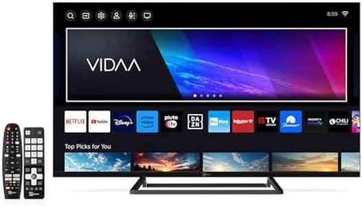 TELE System Smart TV 40 pollici Full HD Certificato CAM tivùsat HD TS40FLFHDSMV13, Double Affichage, HbbTV, HDR10 HLG, Téléviseur LED sans Cadre Powered by VIDAA