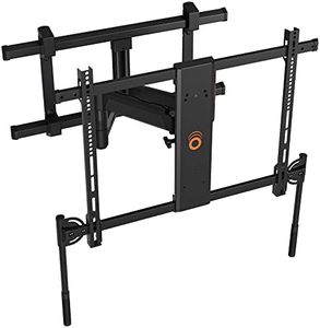 ECHOGEAR XL TV Wall Mount for Screens Up to 90" - Full Motion TV Mount w/Handles to Extend, Swivel & Tilt Screen for No Fingerprints - Easy DIY w/Included Hardware - Perfect QLED & OLED TV Mount