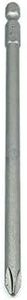 Benchmark Abrasives 1/4 Inch Hex Anti Slip Phillips Insert Screw Head Screwdriver Bits, Rotary Drill Bits for Repairing Electronics, Automotive Parts, Furniture (50 Pack) - (PH2 x 6")