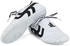 Dilwe Taekwondo Shoes, Kung Fu Taekwondo Indoor Mat Training Shoes 10 Sizes Soft Rubber Soles Martial Arts Sneaker for Women Men Kong Fu Taichi (36)