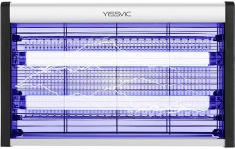 YISSVIC Bug Zapper 20W Fly Zapper Electric Mosquito Killer Lamp with UV Light Plug-in Use Indoor