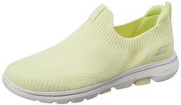 Skechers-Women's Walking Shoes-GO Walk 5 - Trendy -15952-YEL-6 Yellow