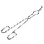 Stainless Steel Crucible Tongs Professional Crucible Forceps Clamp Beaker Holder Pliers(400mm)