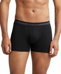 Jockey Men's Cotton Trunks (Pack of 1) (1015-0105-BLACK_Black_Small_Black_S)