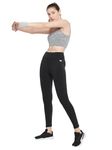 Clovia Women's High Rise Activewear Tights in Black (AB0042D13_Black_XXL)