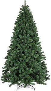 10FT KKTECH Artificial Christmas Tree 10ft 2760 Tips Realistic Bushy Green Xmas Tree with Metal Stand, Easy Assembly Foldable Indoor Outdoor Holiday Decoration (10ft)