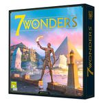 7 Wonders (English) - Board Games - Strategy/Civilization - Games for Family - Ages 10+ - 5 to 7 Players - 30 to 45 Minute Playtime - Made by Asmodee