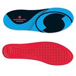 Sorbothane Full Strike Insoles, 38-40 (UK 5-6.5), Shock Absorbing Shoe Soles for Football Boots, Running, or Walking, Impact Reducing Footbeds for Plantar Fasciitis, Heel Support, and Arch Pain