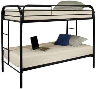 ACME 02188 Thomas 2-Inch Tube Twin/Twin Metal Bunk Bed, Power Coated Finish
