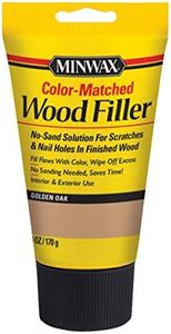 Minwax 448510000 Color-Matched Filler Wood Putty, 6 oz, Golden Oak, 6 Ounce