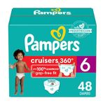 Pampers Cruisers 360 Diapers Size 6 48 Count