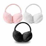 Safety Fluffy Earmuffs Ear Plush Cover Warm Cozy Unisex Ear Muff Heater Filler Winter Ere Muffs Windproof Soft Earmuffs for Men Women Girls Cold Weather Accessory Assorted Colors 10cm (1Pc)