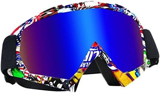 ZukMi Dirt Bike Goggles ATV Motocross Goggles Motorcycle Goggles MX Off Road Goggles for Men Women Adult Youth Riding Racing