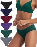 Levao Womens Underwear Cotton-Sexy Low Rise Bikini Panties-Breathable Briefs-Cheeky Soft Multipack S-2XL