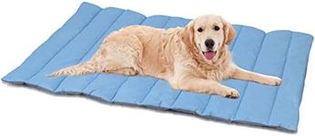 Heeyoo Outdoor Dog Bed, Water Proof Camping Dog Bed, Machine Washable and Easy Clean Travel Dog Bed, Foldable Pet Mat for Small, Medium, and Large Dog and Cat, Blue, 36''x59''